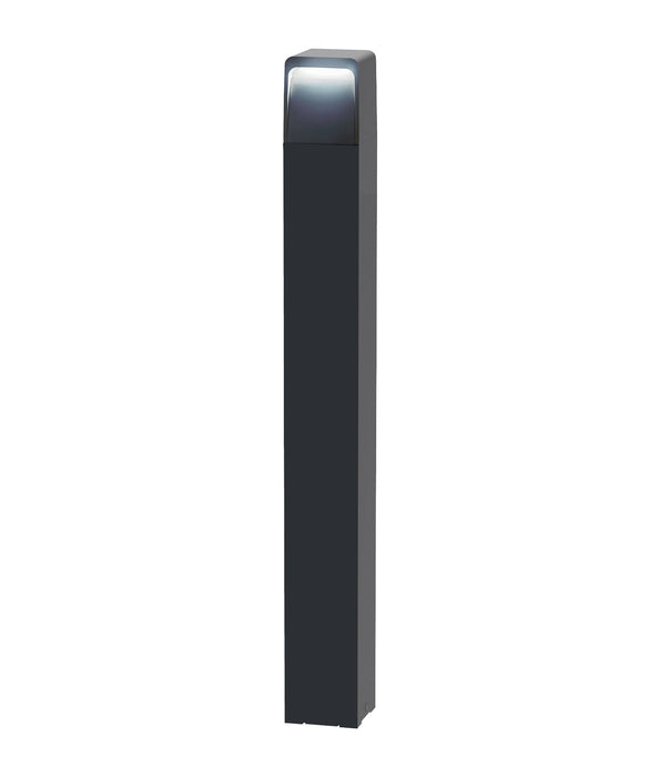Toren Aluminium LED Bollard Light Dark Grey 13W TRI Colour - TOREN1