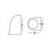 Buy Exterior Wall Lights Australia TORQUE 12V MR16 Exterior Surface Mounted Wall Light Antique Brass IP65 - TORQUE4