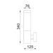 Buy Exterior Wall Lights Australia Torre Exterior Wall Light 304 Stainless Steel IP44 - TORRE2