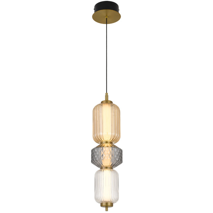 Torso 3 Light Pendant Brass - TORSO PE3-BRS