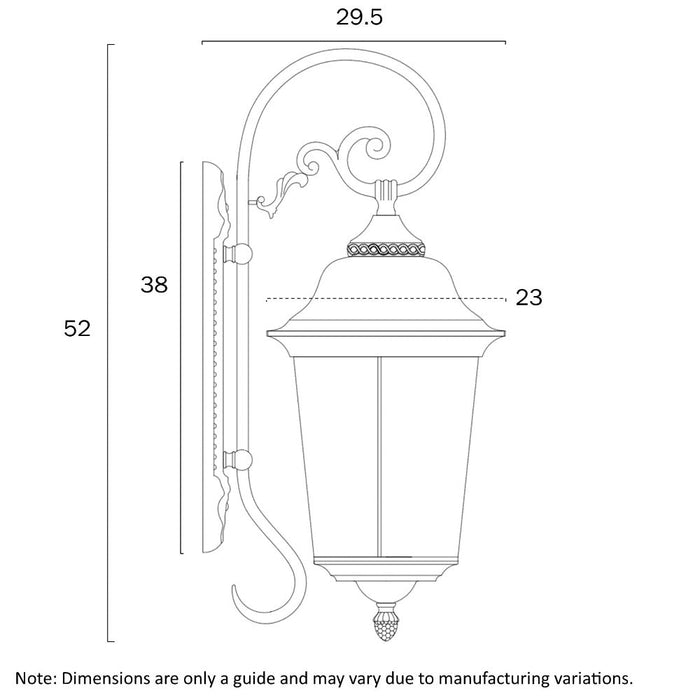 Buy Exterior Wall Lights Australia TREMONT Exterior Wall Bracket 2 Lights Solid Brass - TREMONT EX-BRS