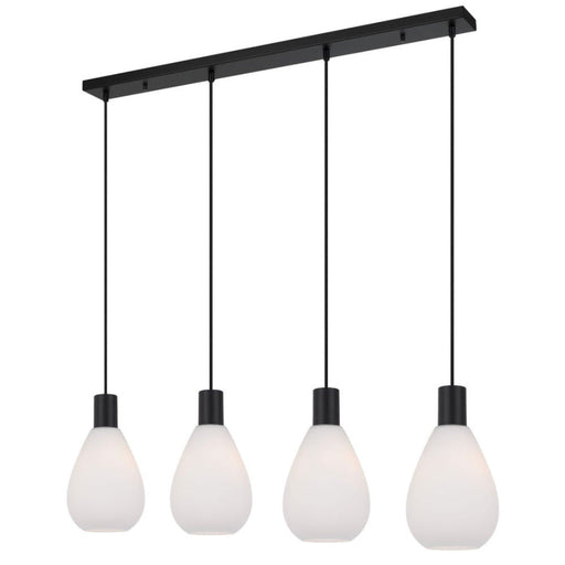 Buy Island Pendant Lights Australia Tresor 4 Light Island Pendant Black - TRESOR PE4-BKOM