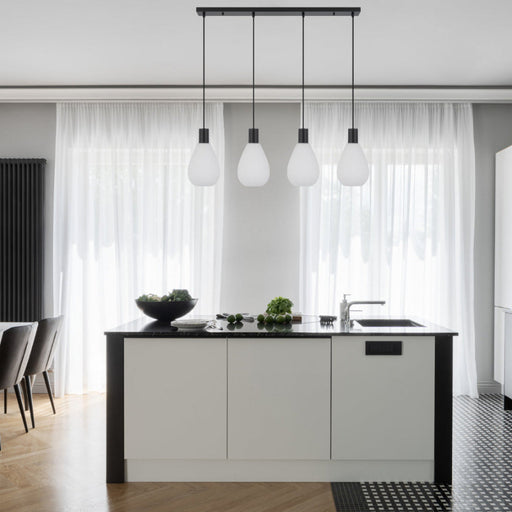 Buy Island Pendant Lights Australia Tresor 4 Light Island Pendant Black - TRESOR PE4-BKOM