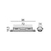 Buy Single Circuit Tracks & Accessories Australia Single Circuit Tracks & Accessorie 3 Wire L96mm Black Aluminium - TRK1BLCON1