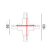 Buy Single Circuit Tracks & Accessories Australia Single Circuit Tracks & Accessorie Piece Connector 3 Wire Black Aluminium - TRK1BLCON5