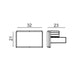 Buy Single Circuit Tracks & Accessories Australia Single Circuit Tracks & Accessorie End Cap 3 Wire White Aluminium - TRK1WHEND
