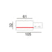 Buy Single Circuit Tracks & Accessories Australia Single Circuit Tracks & Accessorie Live End Left 3 Wire White Aluminium - TRK1WHLIVEL
