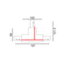 Buy Three Circuit Tracks & Accessories Australia Track 3 Circuit 4 Wire Right T-Piece Connector White - TRK3WHCON4R1
