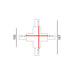 Buy Three Circuit Tracks & Accessories Australia Track 3 Circuit 4 Wire Cross-Piece Connector Black - TRK3BLCON5