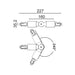 Buy Three Circuit Tracks & Accessories Australia Track 3 Circuit 4 Wire Elbow Connector Black - TRK3BLCON6