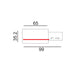 Buy Three Circuit Tracks & Accessories Australia Track 3 Circuit 4 Wire Left Track Live End White - TRK3WHLIVEL