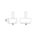 Buy Three Circuit Tracks & Accessories Australia Track 3 Circuit 4 Wire Suspension Mount Rod Kit White - TRK3WHSUSKIT3