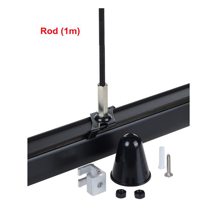 Buy Three Circuit Tracks & Accessories Australia Track 3 Circuit 4 Wire Suspension Mount Ezclick Kit Black - TRK3BLSUSKIT4