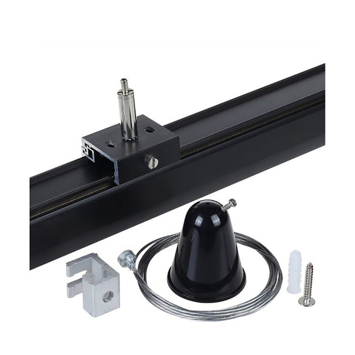 Buy Three Circuit Tracks & Accessories Australia Track 3 Circuit 4 Wire Suspension Kit With Spring Black - TRK3BLSUSKIT5