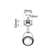 Buy Three Circuit Track Heads Australia TRK LED Dimmable 3 Circuit Track Head White 30W 3000K - TRKWHHDW