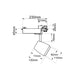 Buy Three Circuit Track Heads Australia TRK LED Dimmable 3 Circuit Track Head White 30W 3000K - TRKWHHDW