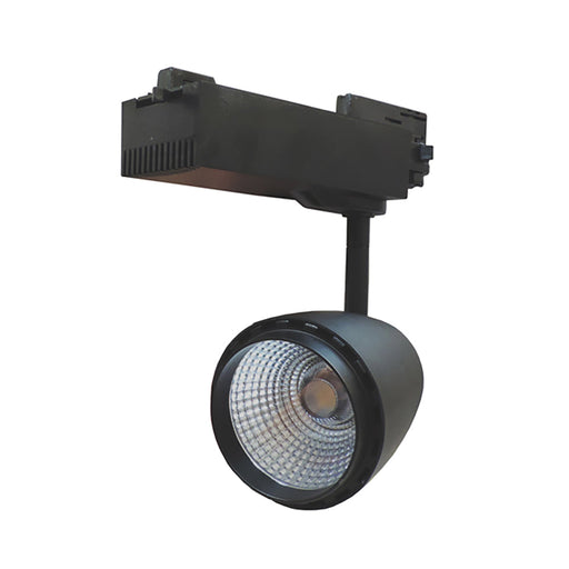 Buy Three Circuit Track Heads Australia TRK LED Dimmable 3 Circuit Track Head Black 30W 5000K - TRKBLHDN