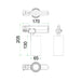 Buy Three Circuit Track Heads Australia TRK 4 Wire 3 Circuit LED Head White Cylinder- TRKTRI02