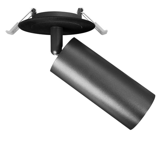 Buy Recessed Spotlight Australia Tubo Recessed Spotlight Black Aluminium 3CCT - TUBO2