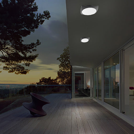 Buy Exterior Wall Lights Australia ULAN Exterior LED Wall / Ceiling Light White 20W 3000K IP65 - ULAN2
