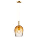 Buy Pendant Lights Australia Uma Pendant Light W180mm Amber Glass - 2112703027