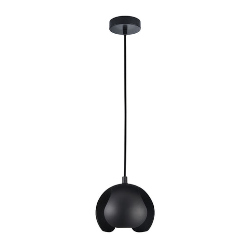 Buy Mini Pendants Australia Interior Iron Dome Shape 1 Light Pendant Matt Black - VAINA1