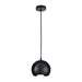Buy Mini Pendants Australia Interior Iron Dome Shape 1 Light Pendant Matt Black - VAINA1