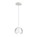 Buy Mini Pendants Australia Interior Iron Dome Shape 1 Light Pendant Matt White - VAINA2
