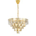 Buy Pendant Lights Australia Valerie 7 Light Pendant Gold & Clear - VALERIE PE50-GD