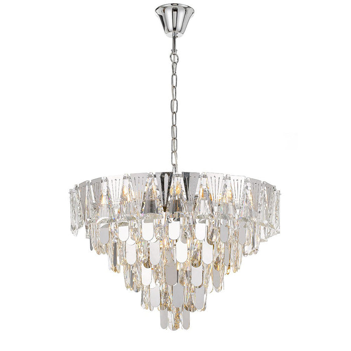 Buy Pendant Lights Australia Valerie 10 Light Pendant Chrome - VALERIE PE60-CH