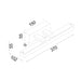 Buy Bathroom Vanity Lights Australia Vanitas Bathroom Vanity Light W370mm Black Aluminium 3CCT - VANITAS2S