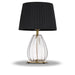 Buy Table Lamps Australia Veana 1 Light Table Lamp Clear, Black & Antique Gold - VEANA TL-AGCLBK