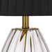 Buy Table Lamps Australia Veana 1 Light Table Lamp Clear, Black & Antique Gold - VEANA TL-AGCLBK