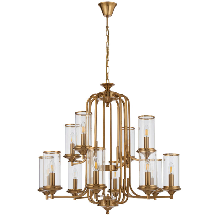 Velden 12 Light Pendant Copper - VELDEN PE12-CP