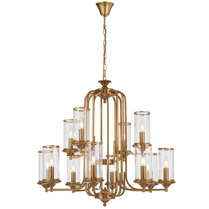 Velden 12 Light Pendant Copper - VELDEN PE12-CP