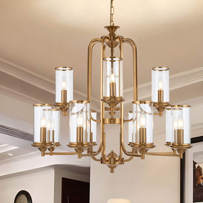Velden 12 Light Pendant Copper - VELDEN PE12-CP