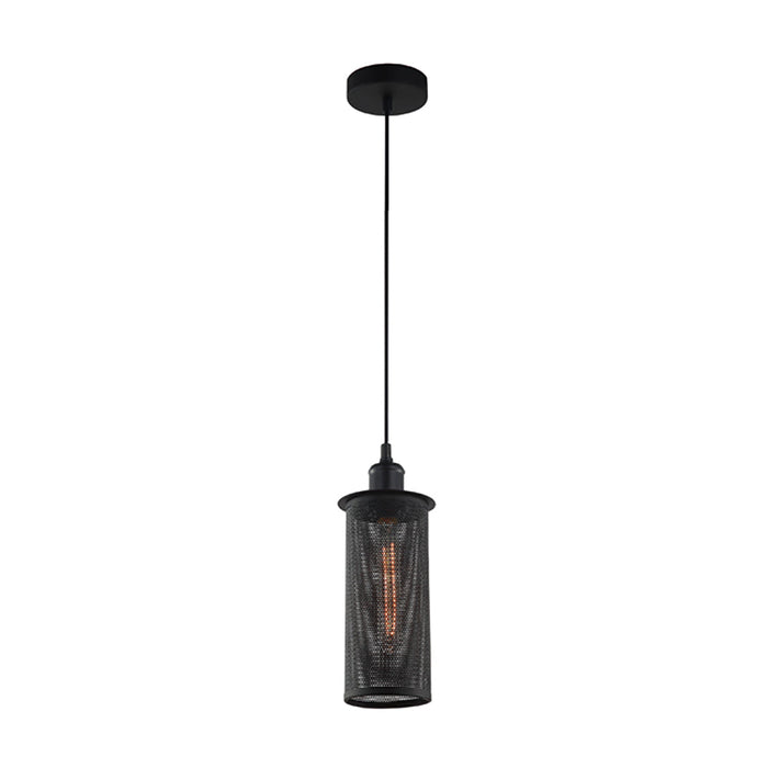 Buy Mini Pendants Australia VENETO Black Mesh Decorative 1 Light Pendant - VENETO1BK