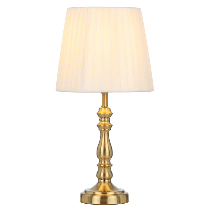 Vida Table Lamp Antique Gold / Ivory - VIDA TL-AGCRM