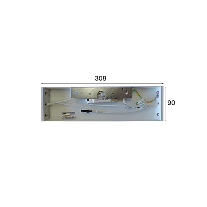 Buy Wall Sconce Australia CITY VIENNA LED Interior Surface Mounted Wall Light White 12W 3000K - VIENNA