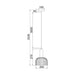 Buy Pendant Lights Australia Interior Dome Ribbed Glass 1 Light Pendant Clear - VINTAJ18