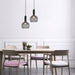 Buy Pendant Lights Australia Vintaj 1 Light Pendant Smoke Glass Wine Glass Shape - VINTAJ1