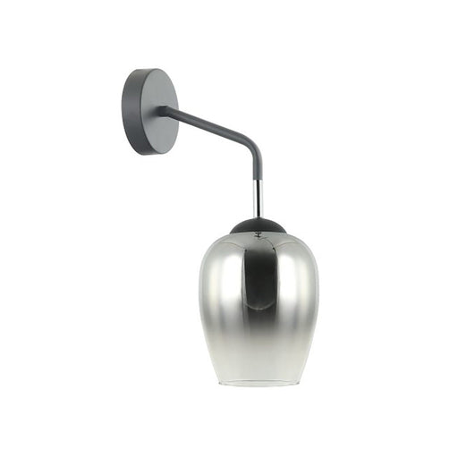 Buy Wall Sconce Australia Interior Wine Glass 1 Light Wall Light Black / Chrome - VINUM1W