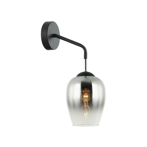 Buy Wall Sconce Australia Interior Wine Glass 1 Light Wall Light Black / Chrome - VINUM1W