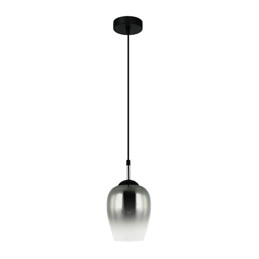 Buy Pendant Lights Australia Interior Wine Glass 1 Light Pendant Black / Chrome - VINUM1