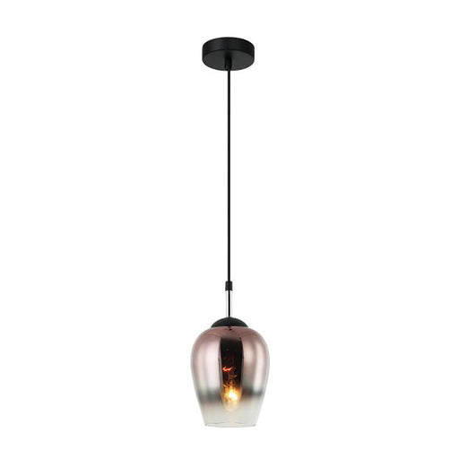 Buy Pendant Lights Australia Interior Wine Glass 1 Light Pendant Black / Copper - VINUM2