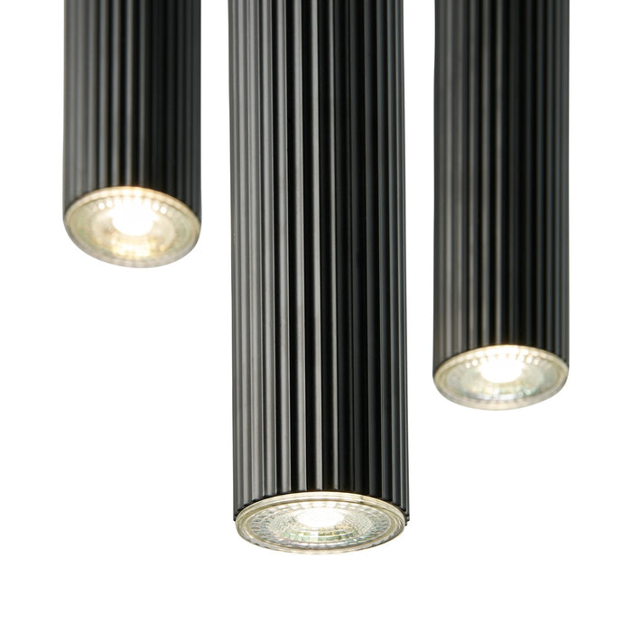 Vico 3 Light Pendant Black - 2412123003