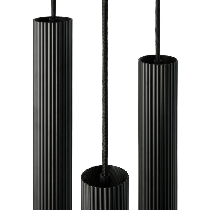 Vico 3 Light Pendant Black - 2412123003