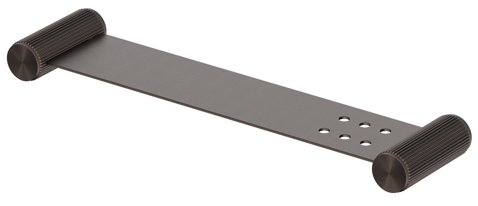Mica Fluted Stainless Shelf Dusk Bronze - 11MS-P-400-NR-DB