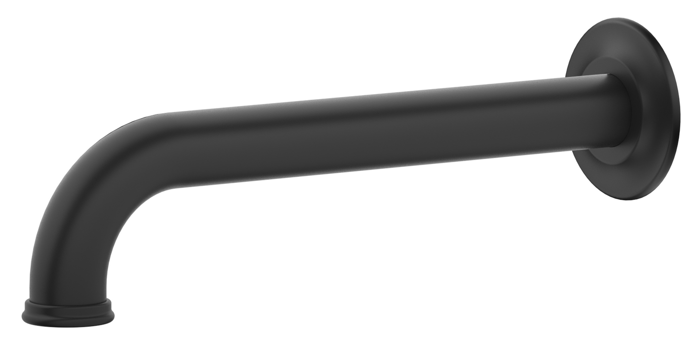 Mica 220mm Heritage Bath Spouts Black - BTH-4-22-BLK