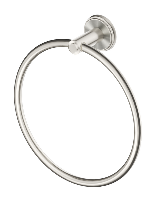 Mica Heritage Towel Ring Brushed Nickel - 1704-BN